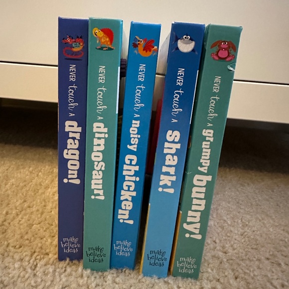 Never Touch A... Board Book Bundle Kid's Touch & Feel Sensory Books - Picture 3 of 9